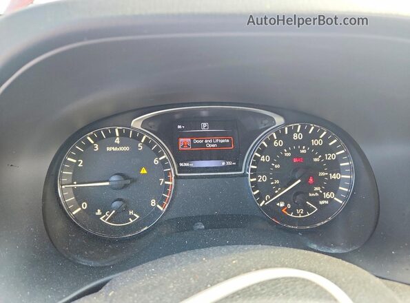 5N1AR2MN6GC614891 2016 NISSAN PATHFINDER Burgundy Widok zestawu wskaźników