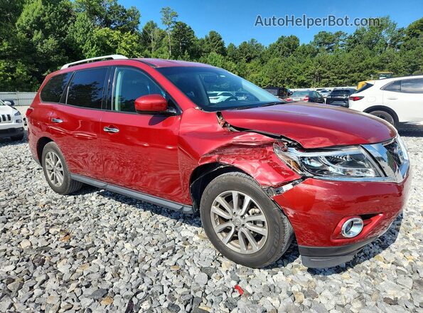 5N1AR2MN6GC614891 2016 NISSAN PATHFINDER Burgundy Przód prawy
