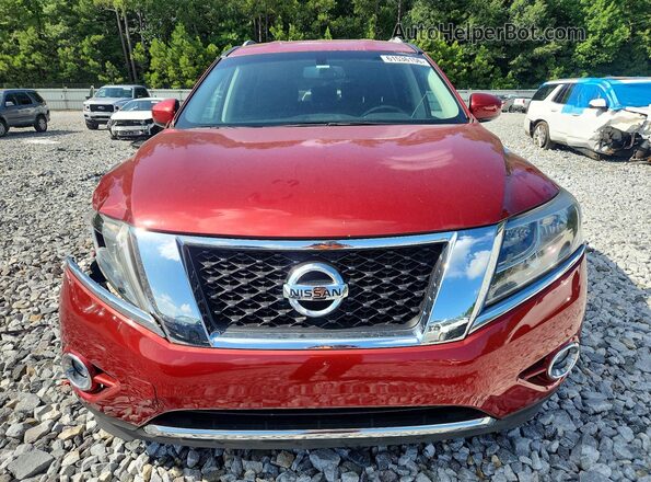 5N1AR2MN6GC614891 2016 NISSAN PATHFINDER Burgundy Widok z przodu