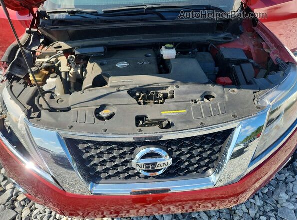 5N1AR2MN6GC614891 2016 NISSAN PATHFINDER Burgundy Widok komory silnika