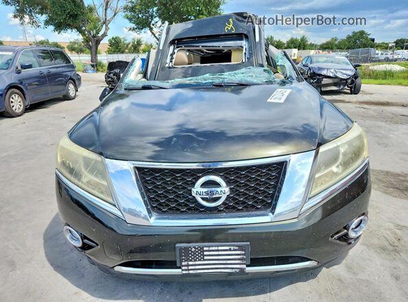 5N1AR2MN7GC612129 2016 NISSAN PATHFINDER Black Вид спереду