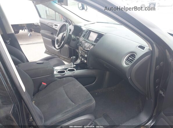 5N1AR2MN7GC642473 2016 NISSAN PATHFINDER Black Widok wnętrza z przodu