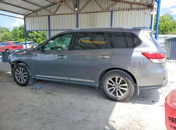 5N1AR2MN8GC621437 2016 NISSAN PATHFINDER Gray Trasero izquierdo