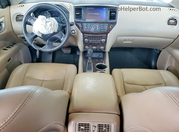 5N1AR2MN8GC621437 2016 NISSAN PATHFINDER Gray Vista del salpicadero
