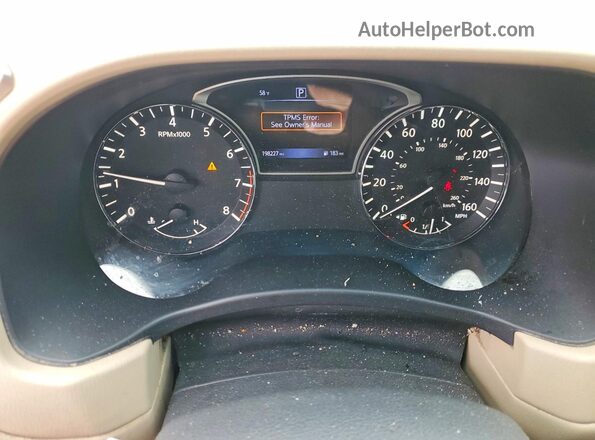 5N1AR2MN8GC648234 2016 NISSAN PATHFINDER White Вид щитка приладів