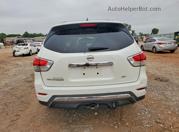 5N1AR2MN8GC648234 2016 NISSAN PATHFINDER White Вид ззаду