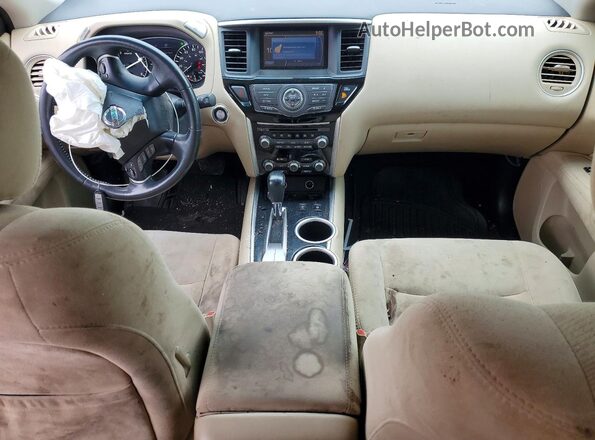 5N1AR2MN8GC648234 2016 NISSAN PATHFINDER White Вид панелі приладів
