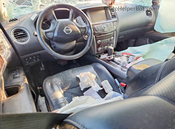 5N1AR2MN8GC665745 2016 NISSAN PATHFINDER Black წინა პანელის ხედი