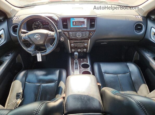 5N1AR2MN9GC644130 2016 NISSAN PATHFINDER Темно-бордовый Вид панели приборов
