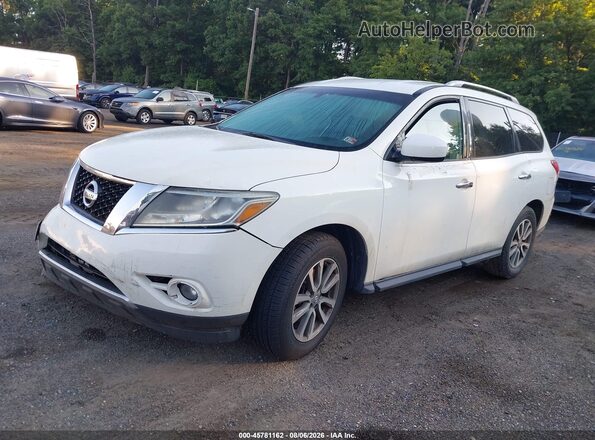5N1AR2MNXGC660918 2016 NISSAN PATHFINDER Белый Передняя левая четверть