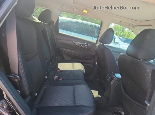 5N1AT2MM0HC821237 2017 NISSAN ROGUE Black Rear interior view