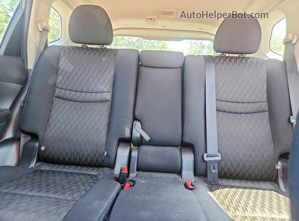 5N1AT2MM0HC821237 2017 NISSAN ROGUE Black Rear seats view