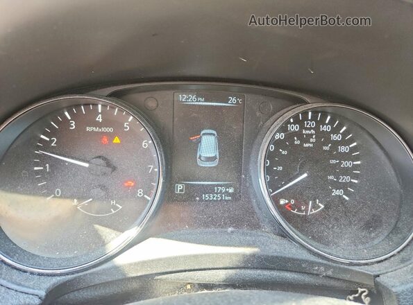 5N1AT2MM0HC821237 2017 NISSAN ROGUE Black Instrument cluster view
