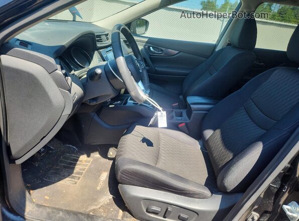5N1AT2MM0HC821237 2017 NISSAN ROGUE Black Front interior view