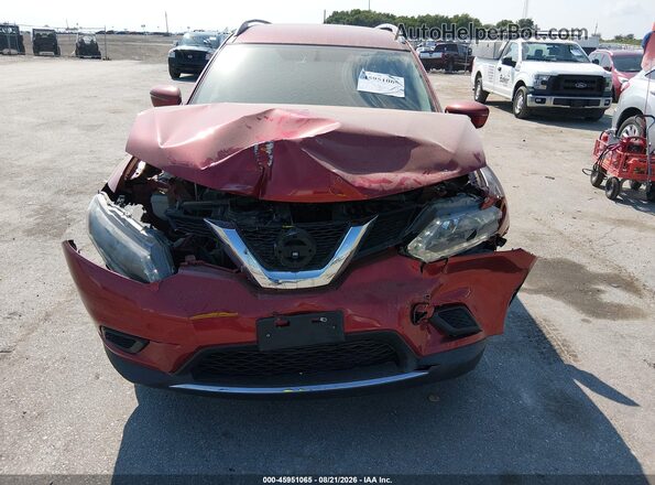 5N1AT2MM2GC886461 2016 NISSAN ROGUE Brown Սարքավորումների վահանակի տեսք