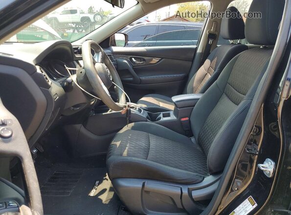 5N1AT2MM2HC813642 2017 NISSAN ROGUE Black Սալոնի դիմացի տեսք