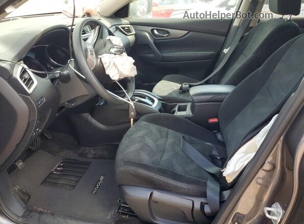 5N1AT2MM5GC879519 2016 NISSAN ROGUE Silver Вид салону спереду
