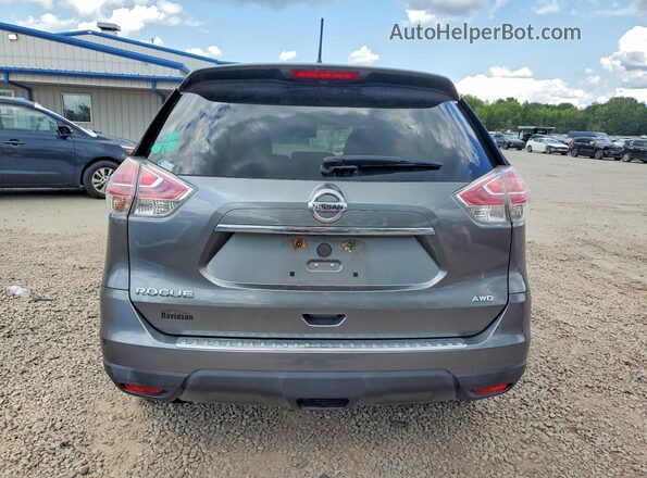5N1AT2MM5GC879519 2016 NISSAN ROGUE Silver Вид ззаду
