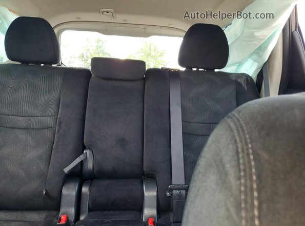 5N1AT2MM5GC879519 2016 NISSAN ROGUE Silver Вид задніх сидінь