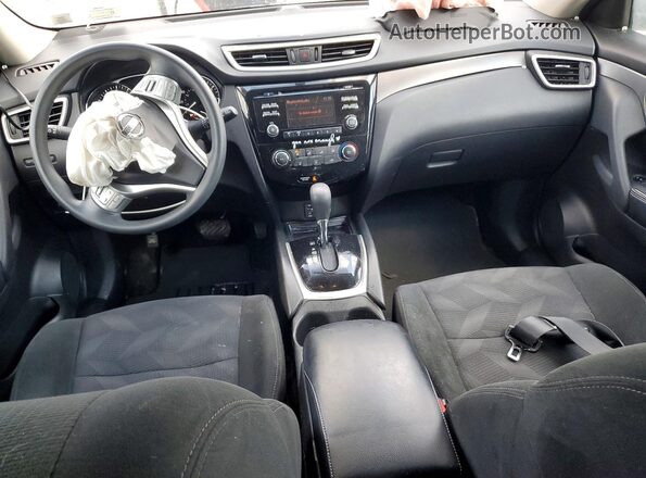 5N1AT2MM5GC879519 2016 NISSAN ROGUE Silver Вид панелі приладів