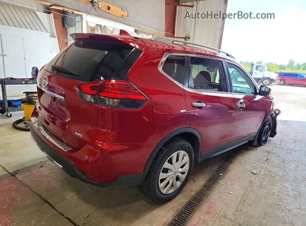 5N1AT2MM5HC843671 2017 NISSAN ROGUE Red Задня права чверть