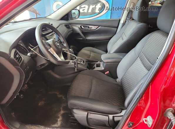 5N1AT2MM5HC843671 2017 NISSAN ROGUE Red Вид салону спереду