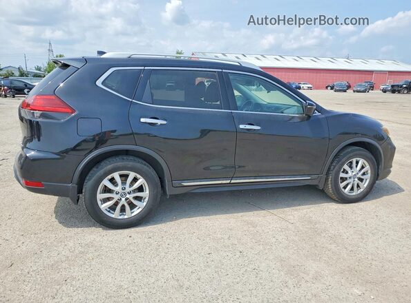 5N1AT2MM6HC787434 2017 NISSAN ROGUE Черный Задняя правая четверть