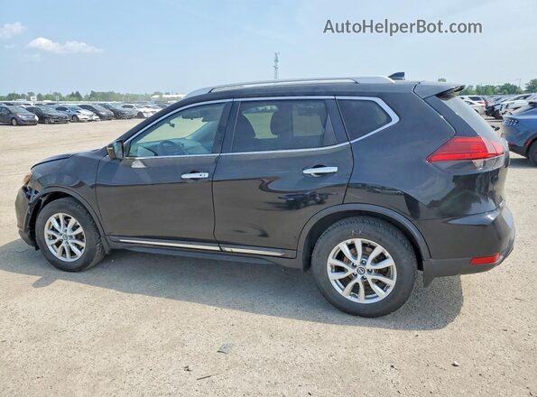 5N1AT2MM6HC787434 2017 NISSAN ROGUE Черный Задняя левая четверть