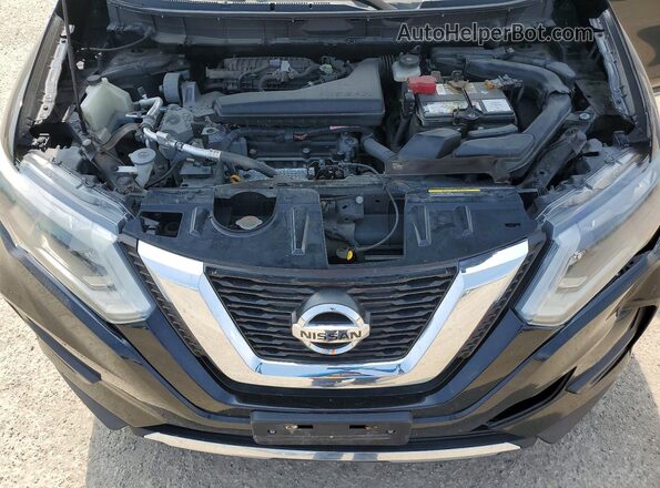 5N1AT2MM6HC787434 2017 NISSAN ROGUE Черный Вид подкапотного пространства