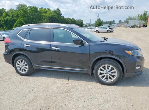 5N1AT2MM6HC787434 2017 NISSAN ROGUE Черный Передняя правая четверть