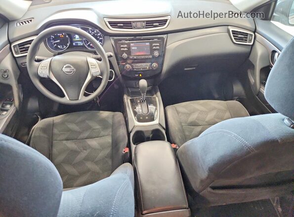 5N1AT2MM8GC788213 2016 NISSAN ROGUE Silver Вид панелі приладів