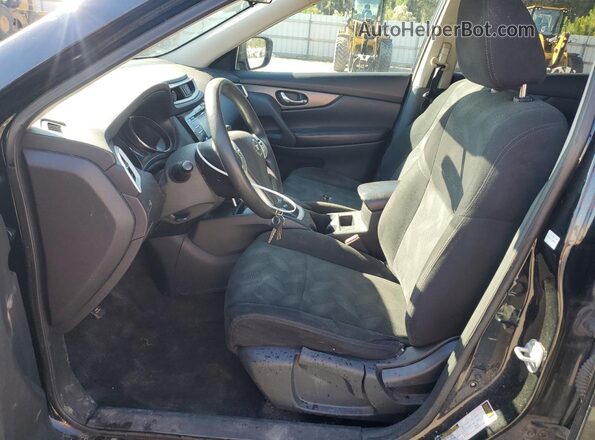 5N1AT2MN3GC923817 2016 NISSAN ROGUE Black Вид салону спереду