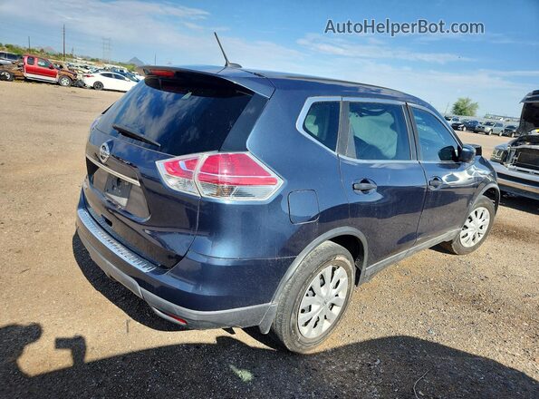 5N1AT2MN5GC857576 2016 NISSAN ROGUE Blue Tył prawy