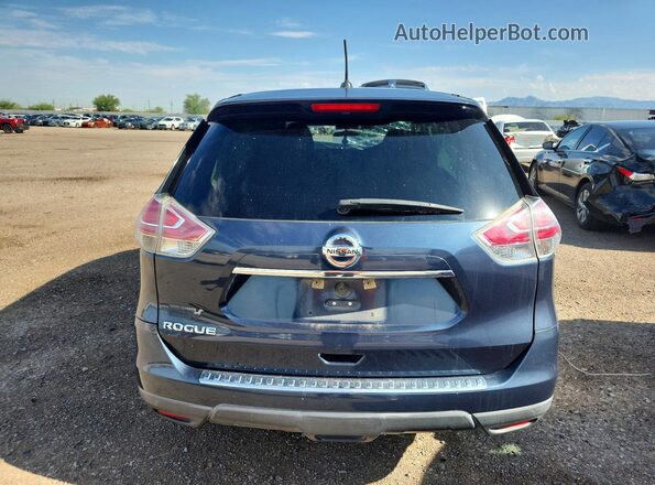 5N1AT2MN5GC857576 2016 NISSAN ROGUE Blue Widok z tyłu