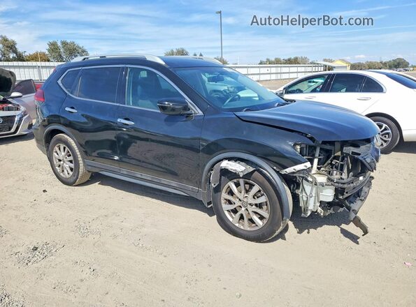 5N1AT2MN5HC751095 2017 NISSAN ROGUE Black Вид салону спереду