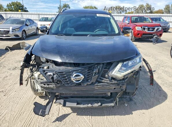 5N1AT2MN5HC751095 2017 NISSAN ROGUE Black Вид задніх сидінь
