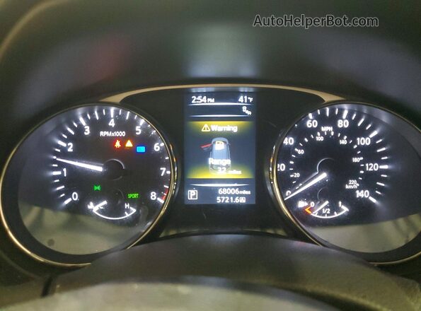 5N1AT2MN6GC925402 2016 NISSAN ROGUE Silver Vista del cuadro de instrumentos