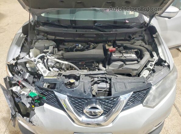 5N1AT2MN6GC925402 2016 NISSAN ROGUE Silver Vista del compartimento del motor