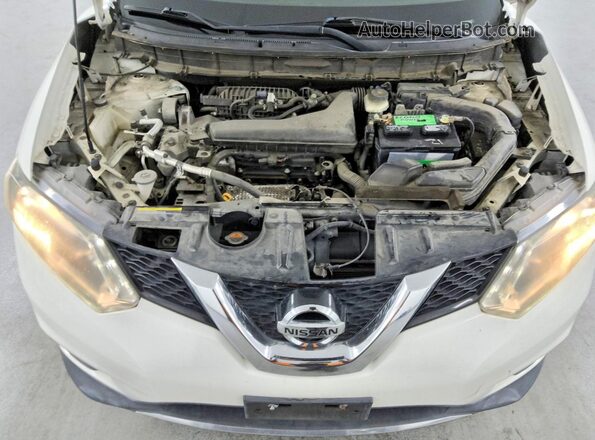 5N1AT2MN7GC910357 2016 NISSAN ROGUE White Вид підкапотного простору