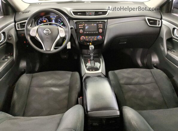 5N1AT2MN7GC910357 2016 NISSAN ROGUE White Вид панелі приладів