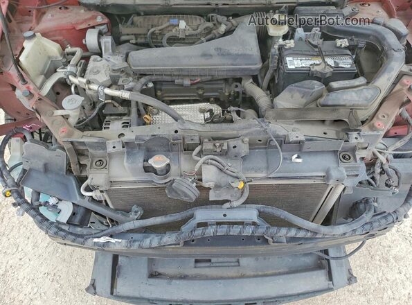 5N1AT2MN8HC736932 2017 NISSAN ROGUE Red Widok wnętrza z tyłu