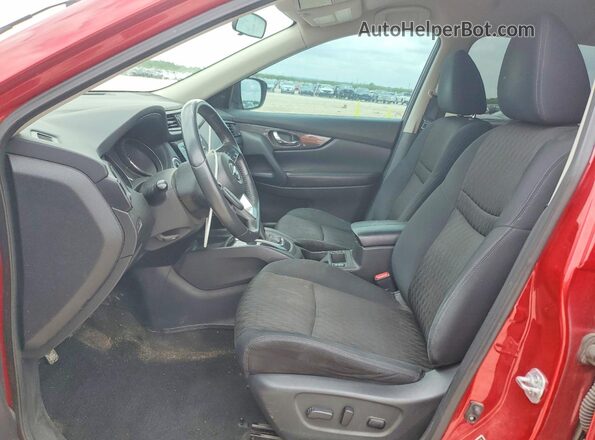 5N1AT2MN8HC736932 2017 NISSAN ROGUE Red Widok wnętrza z przodu