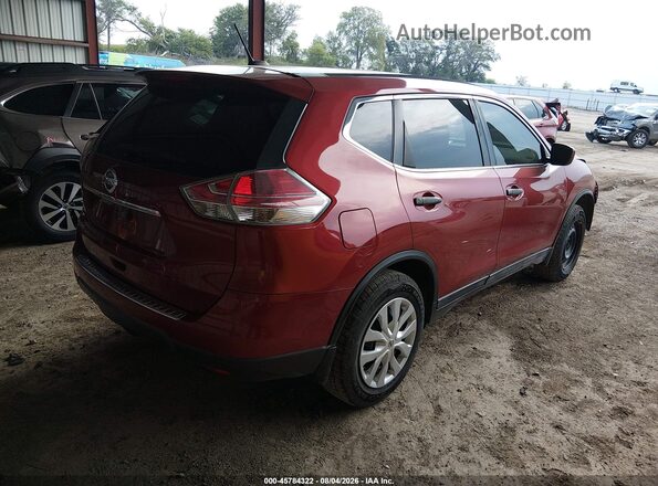5N1AT2MN9GC839047 2016 NISSAN ROGUE Red Հետևի աջ