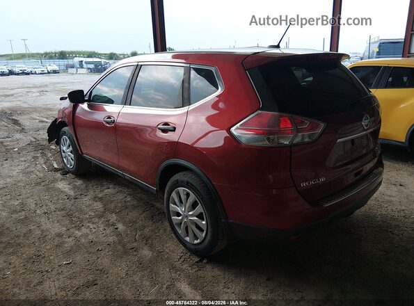 5N1AT2MN9GC839047 2016 NISSAN ROGUE Red Հետևի ձախ