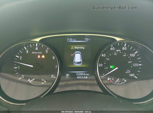 5N1AT2MN9GC839047 2016 NISSAN ROGUE Red Հետևի նստատեղերի տեսք