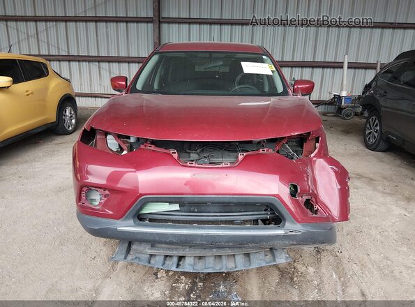 5N1AT2MN9GC839047 2016 NISSAN ROGUE Red Սալոնի հետևի տեսք