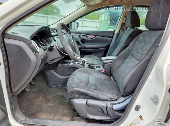 5N1AT2MN9GC920968 2016 NISSAN ROGUE White Widok wnętrza z przodu