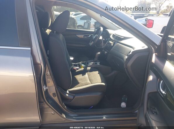 5N1AT2MN9HC752167 2017 NISSAN ROGUE Black Widok wnętrza z przodu