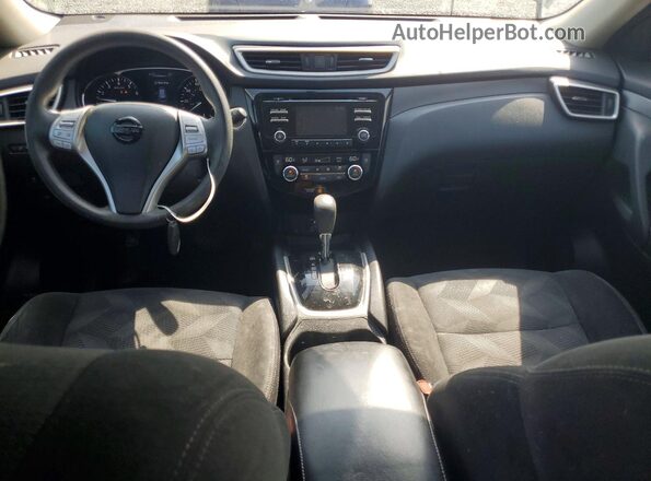 5N1AT2MNXGC888113 2016 NISSAN ROGUE Black წინა პანელის ხედი