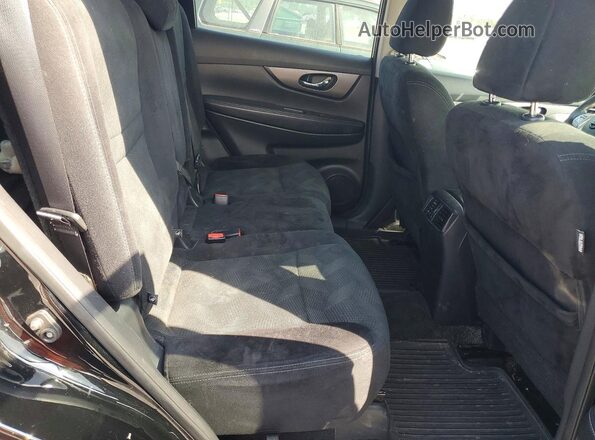 5N1AT2MNXGC888113 2016 NISSAN ROGUE Black უკანა სალონის ხედი